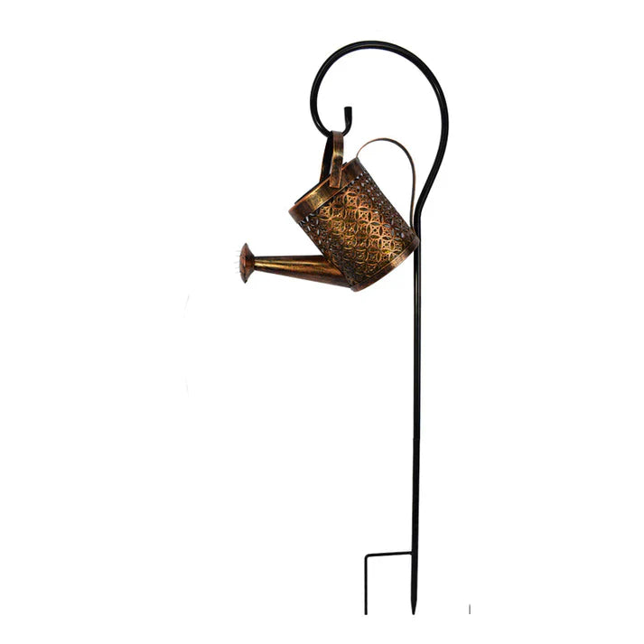 Outdoor Solar Watering Can Ornament Garden Lamp