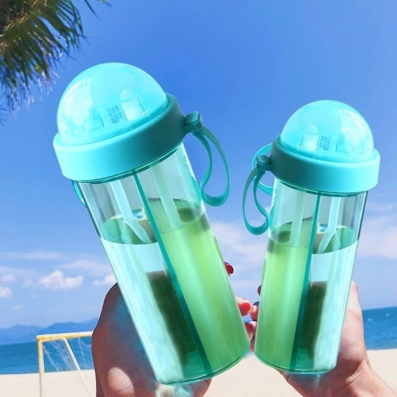 Double Drink Cup Water Bottle