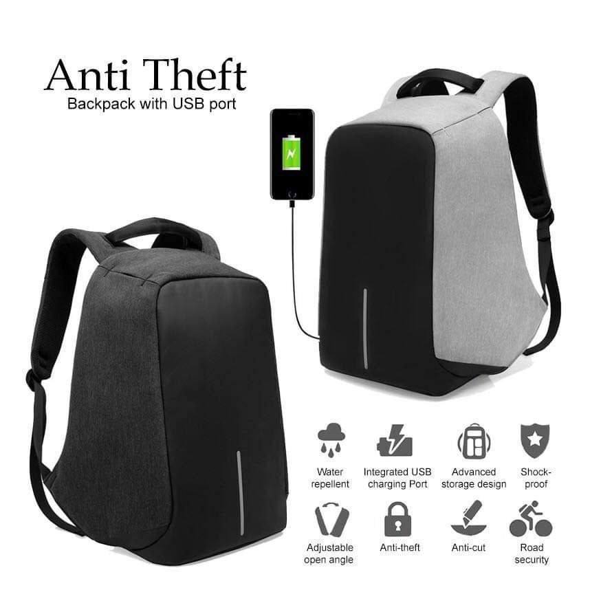 Anti Theft Backpack Bag